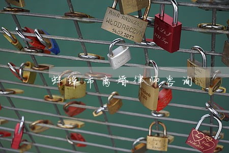 蚌埠市离婚律师咨询 蚌埠市离婚律师咨询