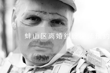 蚌山区离婚纠纷律师预约电话