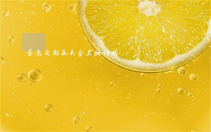 蛋壳逾期五天会上征信吗 蛋壳逾期五天会上征信吗