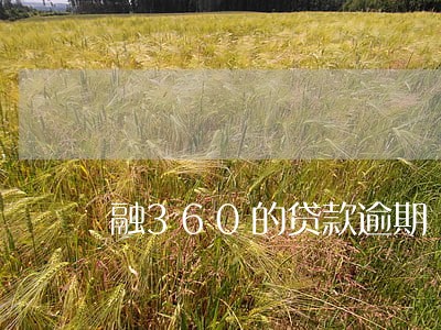 融360的贷款逾期 融360的贷款逾期