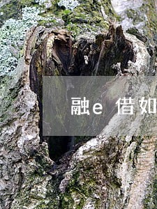 融e借如何算逾期 融e借如何算逾期
