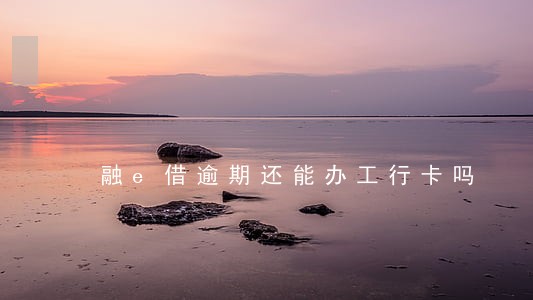 融e借逾期还能办工行卡吗 融e借逾期还能办工行卡吗