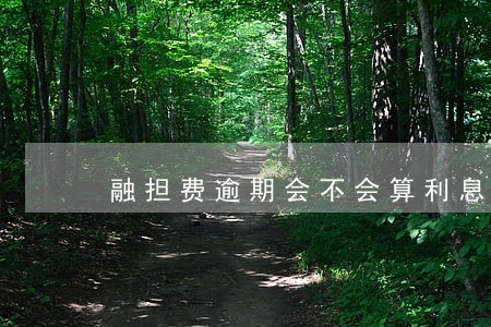 融担费逾期会不会算利息