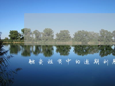 融资租赁中的逾期利息怎么做账 融资租赁中的逾期利息怎么做账