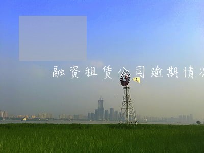 融资租赁公司逾期情况 融资租赁公司逾期情况
