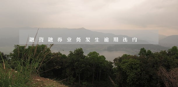 融资融券业务发生逾期违约 融资融券业务发生逾期违约