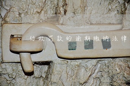 行政罚款的逾期缴纳法律规定 行政罚款的逾期缴纳法律规定