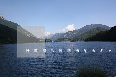 行政罚款逾期滞纳金怎么算 行政罚款逾期滞纳金怎么算