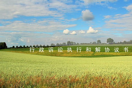 行政诉讼执行和解协议书
