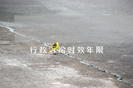 行政诉讼时效年限 行政诉讼时效年限
