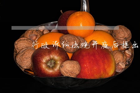 行政诉讼法院开庭后提出调解 行政诉讼法院开庭后提出调解