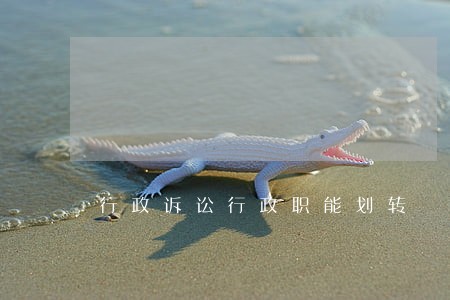 行政诉讼行政职能划转