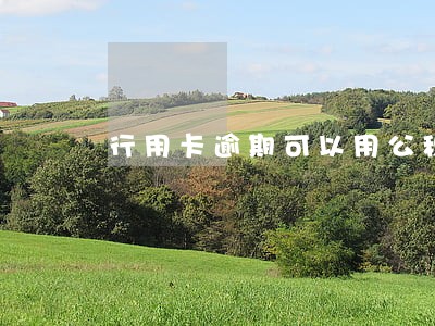 行用卡逾期可以用公积金贷款 行用卡逾期可以用公积金贷款
