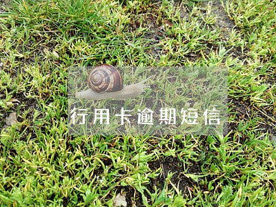行用卡逾期短信 行用卡逾期短信