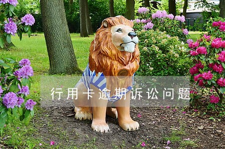 行用卡逾期诉讼问题