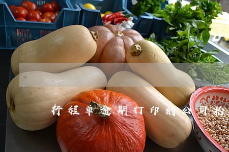 行程单逾期打印的公司抬头 行程单逾期打印的公司抬头