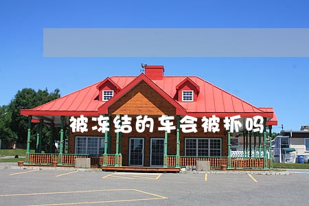 被冻结的车会被抓吗