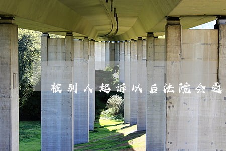 被别人起诉以后法院会通知 被别人起诉以后法院会通知