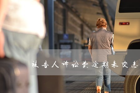 被告人诉讼费逾期未交怎么办 被告人诉讼费逾期未交怎么办