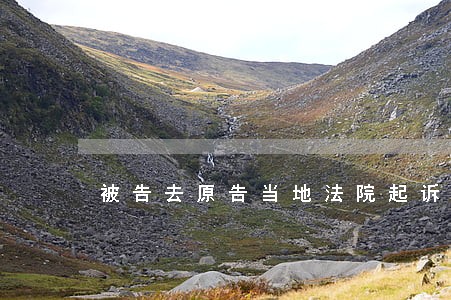 被告去原告当地法院起诉原告