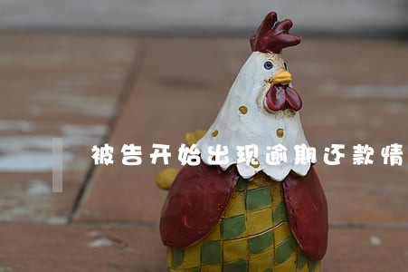 被告开始出现逾期还款情况 被告开始出现逾期还款情况