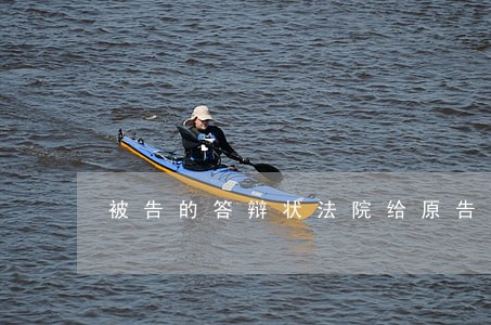 被告的答辩状法院给原告看吗