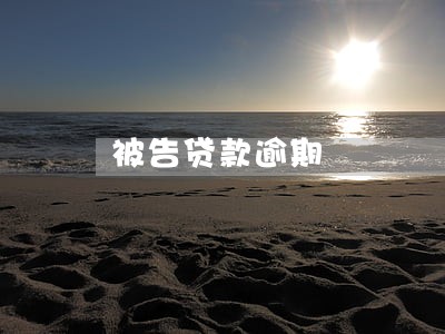 被告贷款逾期 被告贷款逾期