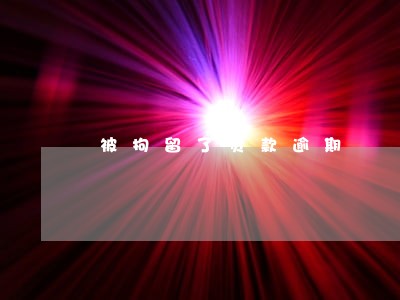 被拘留了贷款逾期 被拘留了贷款逾期