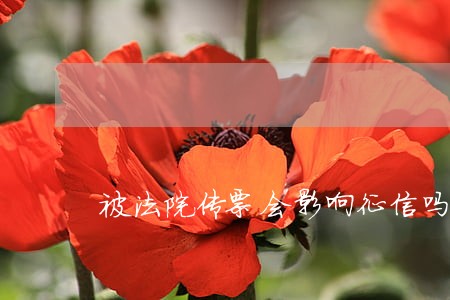 被法院传票会影响征信吗 被法院传票会影响征信吗