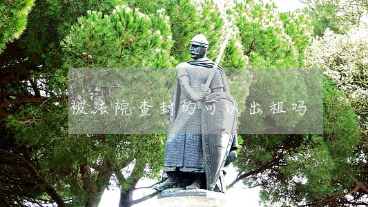 被法院查封的可以出租吗 被法院查封的可以出租吗