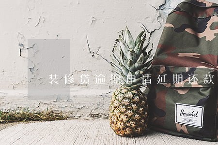 装修贷逾期申请延期还款 装修贷逾期申请延期还款