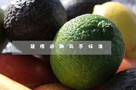 装修逾期与不标准 装修逾期与不标准