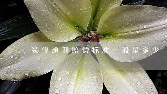 装修逾期赔偿标准一般是多少 装修逾期赔偿标准一般是多少