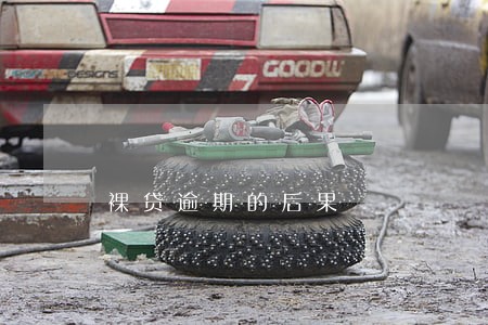 裸贷逾期的后果 裸贷逾期的后果