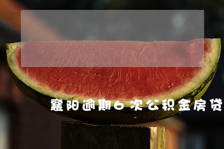 襄阳逾期6次公积金房贷能批吗 襄阳逾期6次公积金房贷能批吗