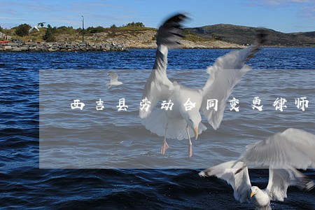 西吉县劳动合同变更律师 西吉县劳动合同变更律师