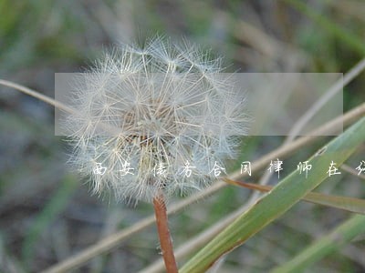 西安债务合同律师在线咨询