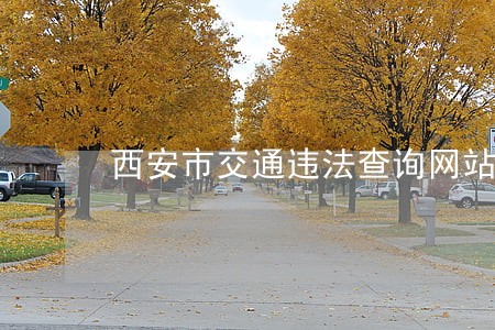 西安市交通违法查询网站