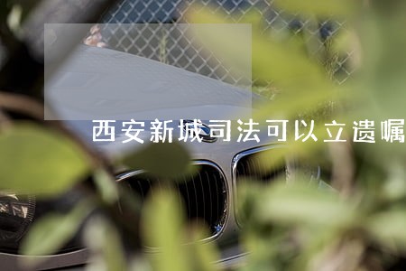 西安新城司法可以立遗嘱吗 西安新城司法可以立遗嘱吗