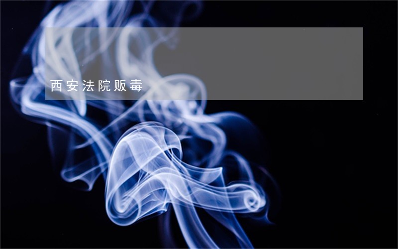 西安法院贩毒 西安法院贩毒