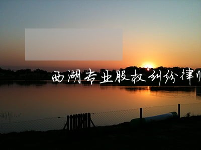 西湖专业股权纠纷律师电话 西湖专业股权纠纷律师电话