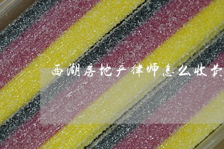 西湖房地产律师怎么收费