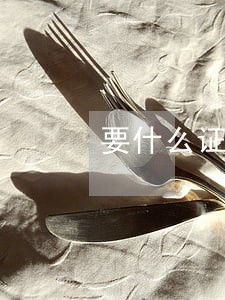 要什么证明和法律程序