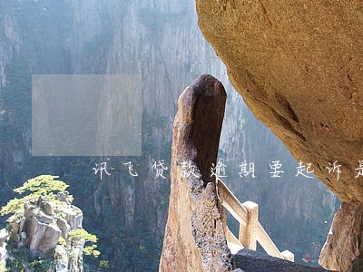 讯飞贷款逾期要起诉是不是真的 讯飞贷款逾期要起诉是不是真的