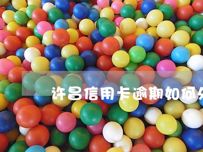 许昌信用卡逾期如何处理 许昌信用卡逾期如何处理