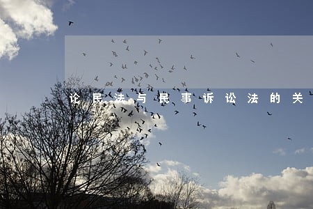 论民法与民事诉讼法的关系 论民法与民事诉讼法的关系