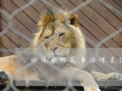 论误诊的民事法律责任 论误诊的民事法律责任