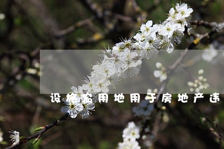 设施农用地用于房地产违法法律 设施农用地用于房地产违法法律