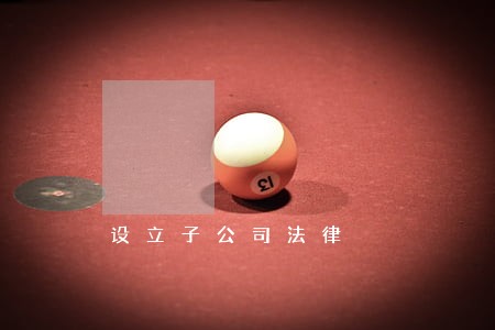 设立子公司法律