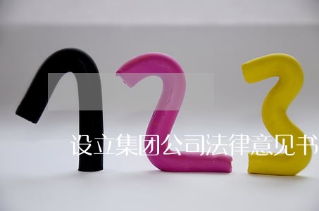 设立集团公司法律意见书 设立集团公司法律意见书